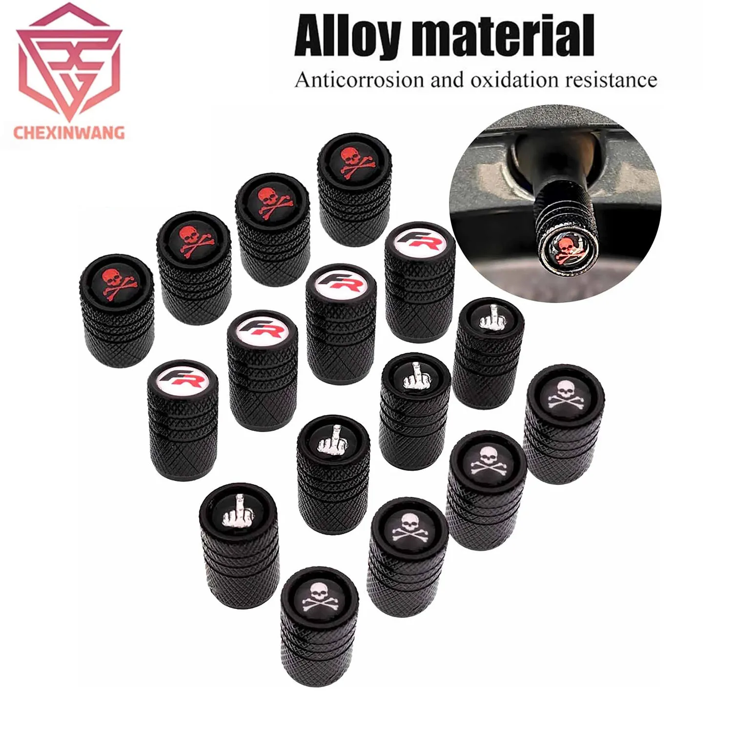 4 шт./партия, прочные колпачки для клапанов автомобильных шин 
4 шт./партия, прочные колпачки для клапанов автомобильных шин