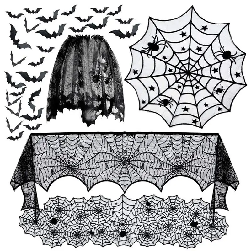 40in Halloween Tablecloth Spider Web Round Table Cover Table Cloth For Party Halloween Decoration Spider Web Dining Table Decor
40in Halloween Tablecloth Spider Web Round Table Cover Table Cloth For Party Halloween Decoration Spider Web Dining Table Decor