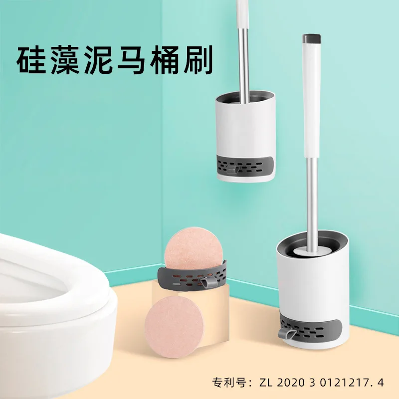 Diatom mud toilet brush no dead corner long handle soft hair toilet brush hanging wall floor cleaning brush toilet cleaning set
Diatom mud toilet brush no dead corner long handle soft hair toilet brush hanging wall floor cleaning brush toilet cleaning set