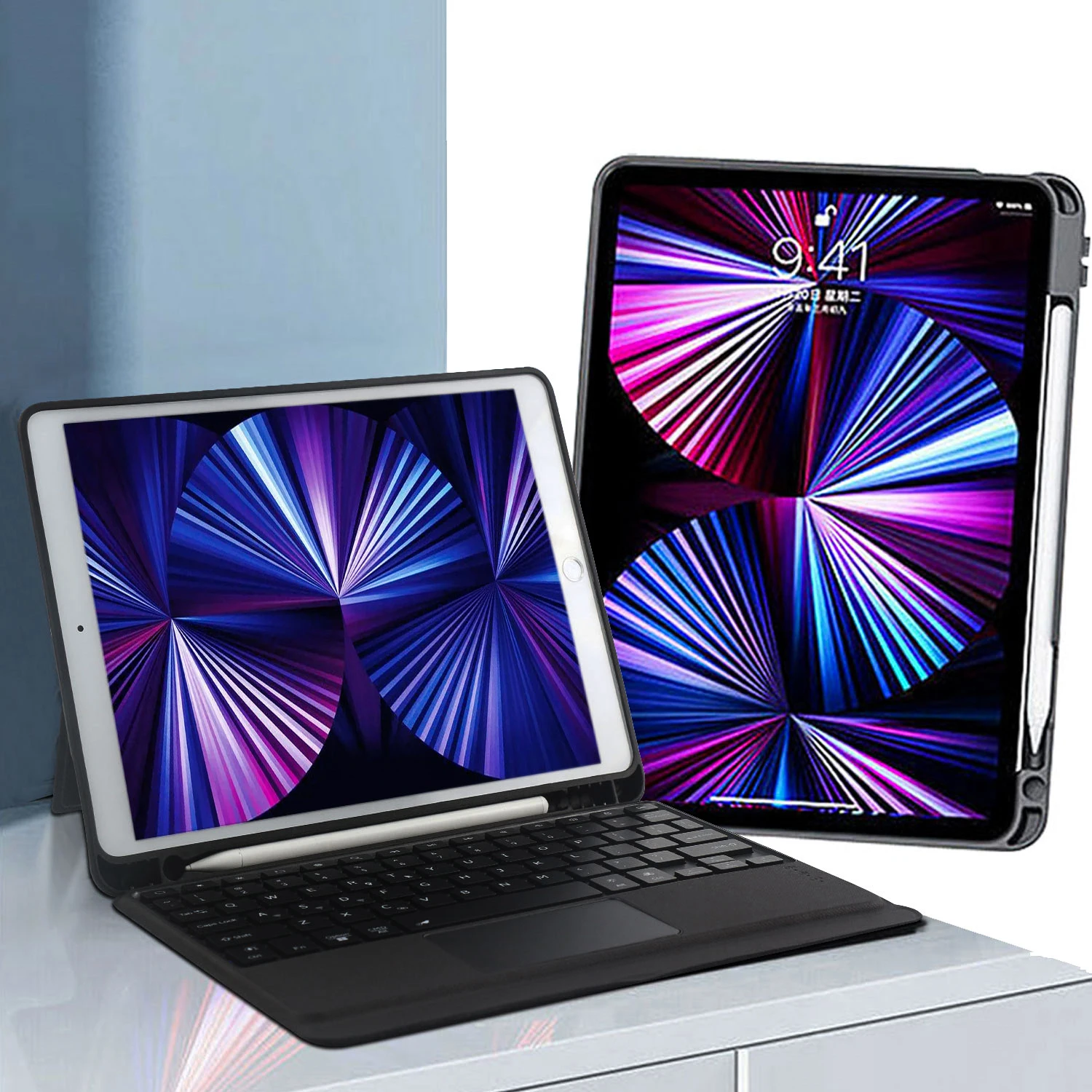 Magic Keyboard Case for Apple iPad 10.2 2019 2020 2021 iPad 7 8 9 Smart Touchpad Backlight Wireless Bluetooth Keyboard Cases
Magic Keyboard Case for Apple iPad 10.2 2019 2020 2021 iPad 7 8 9 Smart Touchpad Backlight Wireless Bluetooth Keyboard Cases