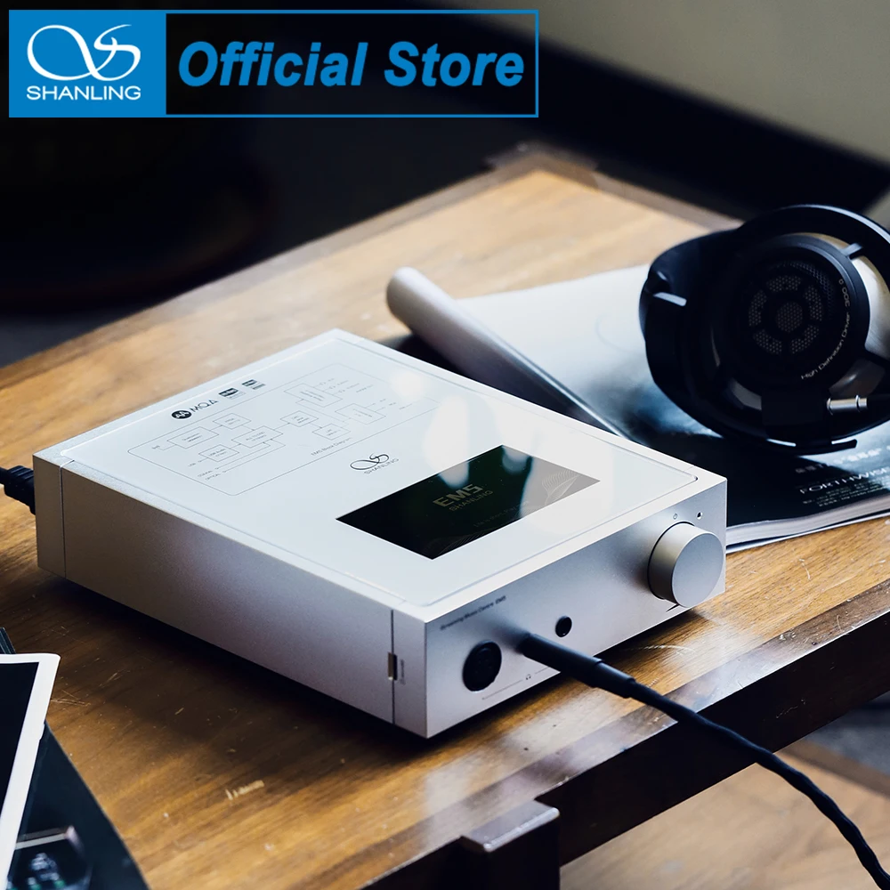 SHANLING EM5 Android Desktop Digital Music Player Streaming DAC AMP Headphone Amplifier AK4493 chip MQA PCM384 DSD512 Software
SHANLING EM5 Android Desktop Digital Music Player Streaming DAC AMP Headphone Amplifier AK4493 chip MQA PCM384 DSD512 Software