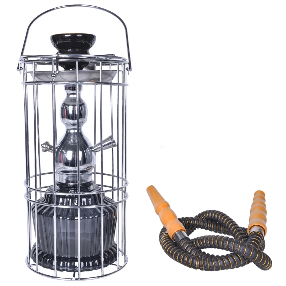 Complete Set of Hookah: 32CM Portable Travel Type - Stainless Steel Cage - Portable Mini Shisha,Cheap Mini Wholesale New Hot 
Complete Set of Hookah: 32CM Portable Travel Type - Stainless Steel Cage - Portable Mini Shisha,Cheap Mini Wholesale New Hot