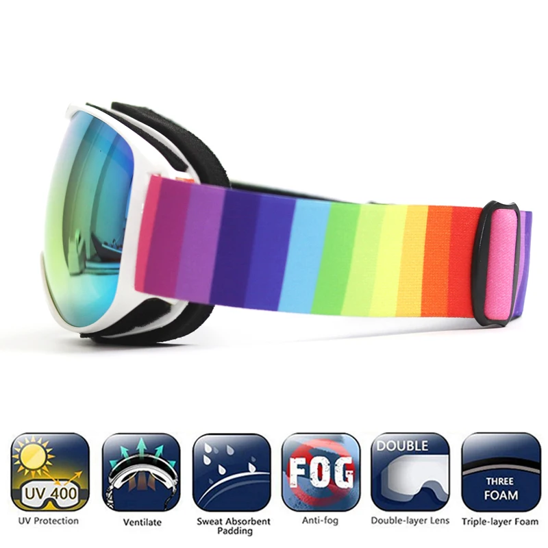 Snow Kids Ski Goggles Small Size for Children Double-layer UV400 Anti-fog Mask Glasses Skiing Clear Girls Boys Snowboard Goggles
Snow Kids Ski Goggles Small Size for Children Double-layer UV400 Anti-fog Mask Glasses Skiing Clear Girls Boys Snowboard Goggles