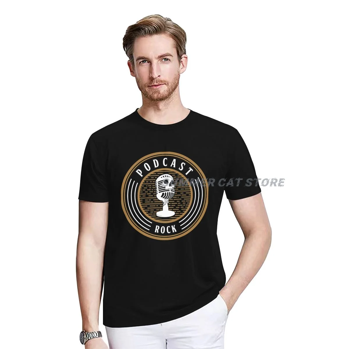 Men Women T-shirt Summer Cotton Microphone Skull Podcast Rock Vector O-neck Short-sleeved Couple Casual T-shirt
Men Women T-shirt Summer Cotton Microphone Skull Podcast Rock Vector O-neck Short-sleeved Couple Casual T-shirt