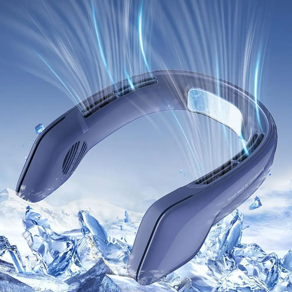 Portable 3600mAh Hanging Neck Fan Summer Outdoor Air USB Fans Mute Neckband Bladeless Rechargeable Cooling W3H1
Portable 3600mAh Hanging Neck Fan Summer Outdoor Air USB Fans Mute Neckband Bladeless Rechargeable Cooling W3H1