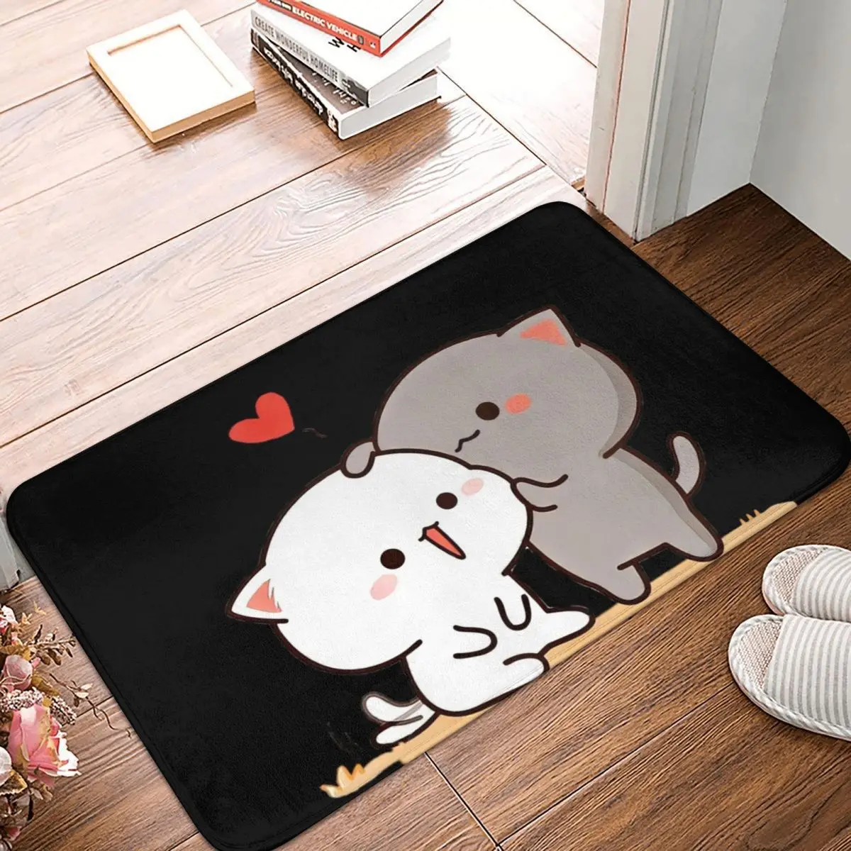 Peach And Goma Polyester Doormat Rug Carpet Mat Footpad Non-slip RemovalEntrance Kitchen Bedroom Balcony Cartoon
Peach And Goma Polyester Doormat Rug Carpet Mat Footpad Non-slip RemovalEntrance Kitchen Bedroom Balcony Cartoon