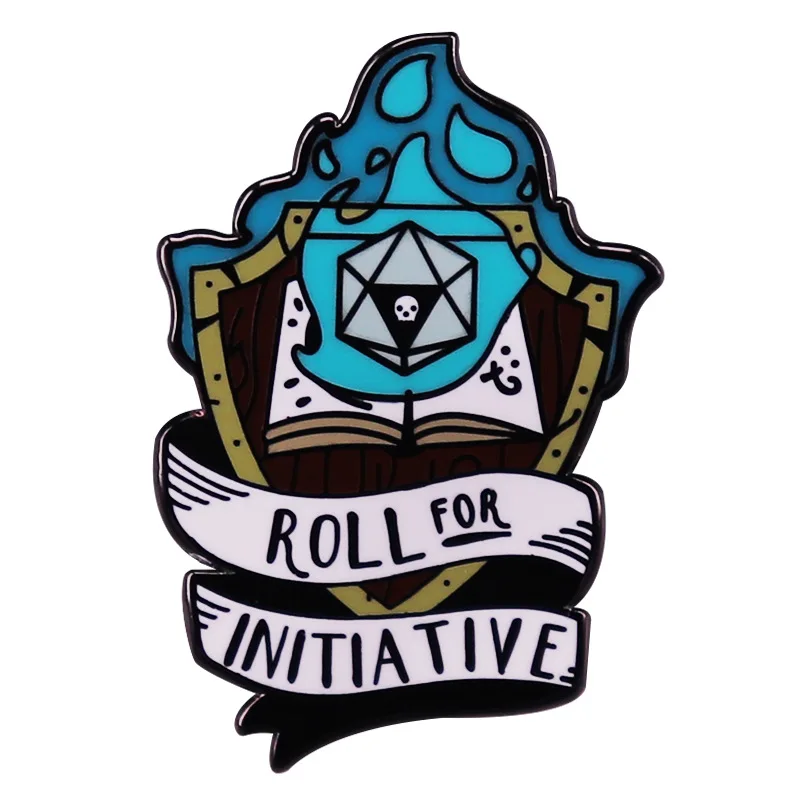 B0710 Blue Flame Roll for Initiative Enamel Pin Role Playing D20 Game Brooch Badge Pins for Backpacks Charm Jewelry Gift
B0710 Blue Flame Roll for Initiative Enamel Pin Role Playing D20 Game Brooch Badge Pins for Backpacks Charm Jewelry Gift