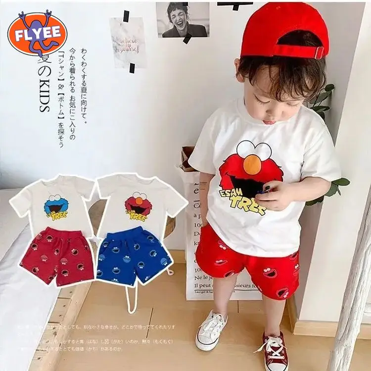 Kids Clothes Set Toddler Baby Boy Girl Sesame Pattern Casual Tops + Child Loose Trousers 2pcs Baby Boy Designer Clothing Outfit
Kids Clothes Set Toddler Baby Boy Girl Sesame Pattern Casual Tops + Child Loose Trousers 2pcs Baby Boy Designer Clothing Outfit