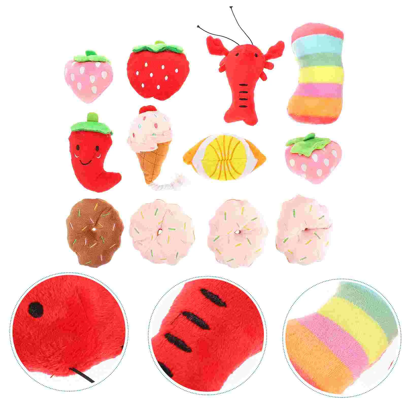 Toys Bulk- 12 Squeaky Toys Stuffed Plush Toys Puppy Chew Toys for Small Puppy Pets
Toys Bulk- 12 Squeaky Toys Stuffed Plush Toys Puppy Chew Toys for Small Puppy Pets