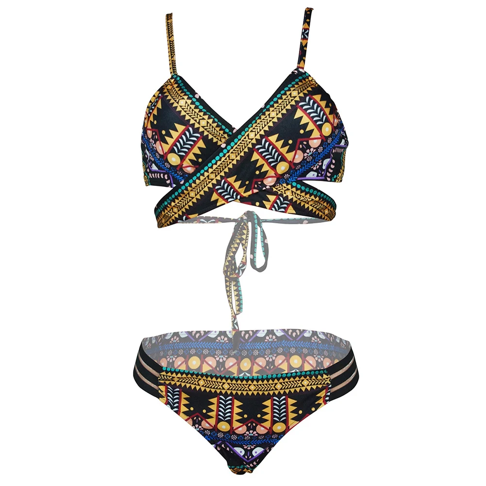 Sexy Bikini Women Retro Floral Print Swimsuits Brazilian Push Up Bandage Set Bathing Suits Swimwear Trikini
Sexy Bikini Women Retro Floral Print Swimsuits Brazilian Push Up Bandage Set Bathing Suits Swimwear Trikini