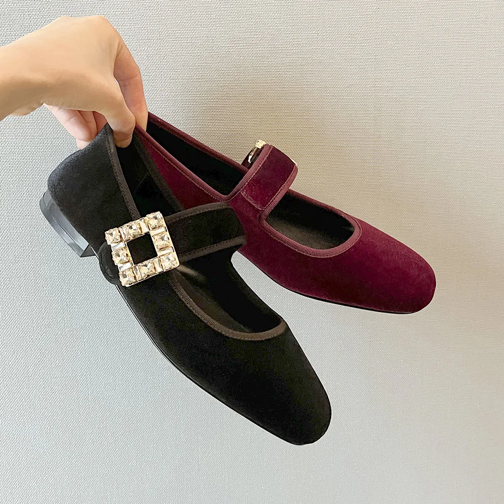 2022 Flat Shoes Women's Loafers Fashion New Style Rhinestone Mary Jane Shoes Female Dating Prom Party Ballet Shoes
2022 Flat Shoes Women's Loafers Fashion New Style Rhinestone Mary Jane Shoes Female Dating Prom Party Ballet Shoes