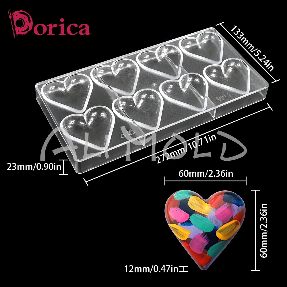 Формы для шоколада сердце Поликарбонат
Формы для шоколада сердце Поликарбонат