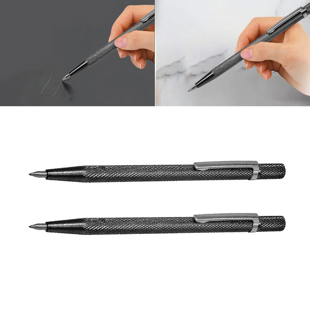 2 PCS Metal Tile Cutting Pen Tungsten Carbide Tip Scriber Pen Marking Engraving Pen Ceramic Wood Carving Hand Marking Tools
2 PCS Metal Tile Cutting Pen Tungsten Carbide Tip Scriber Pen Marking Engraving Pen Ceramic Wood Carving Hand Marking Tools
