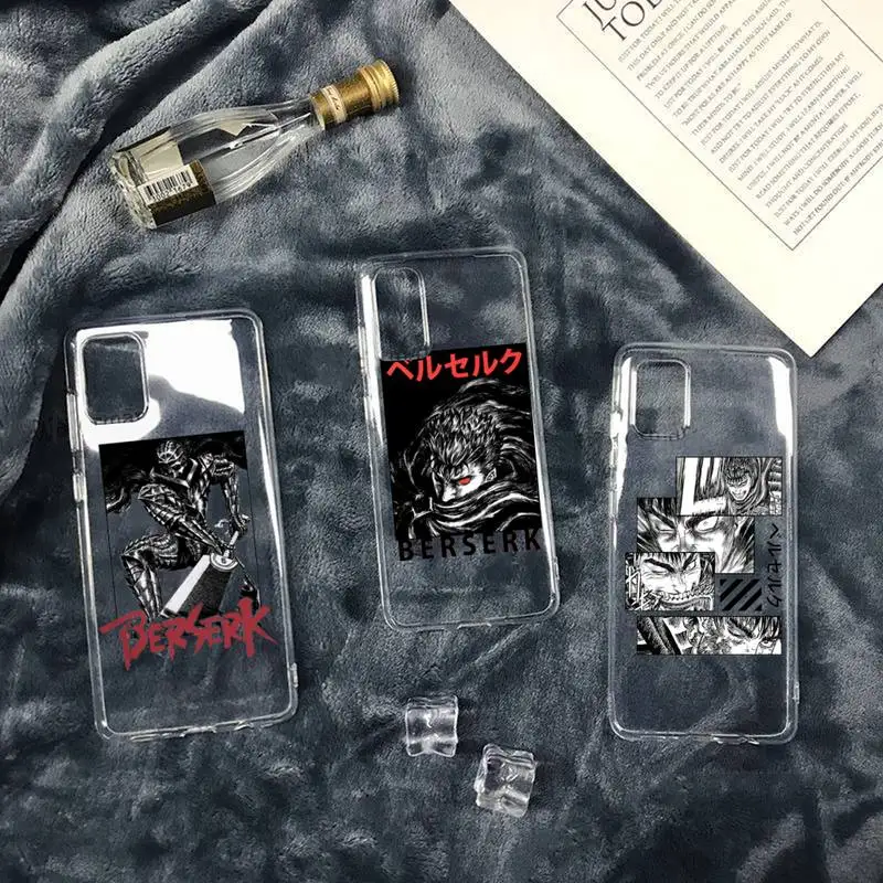 Berserk Guts anime Swordsman Gatsu Phone Case Transparent soft For iphone 12 11 13 7 8 6 s plus x xs xr pro max mini
Berserk Guts anime Swordsman Gatsu Phone Case Transparent soft For iphone 12 11 13 7 8 6 s plus x xs xr pro max mini