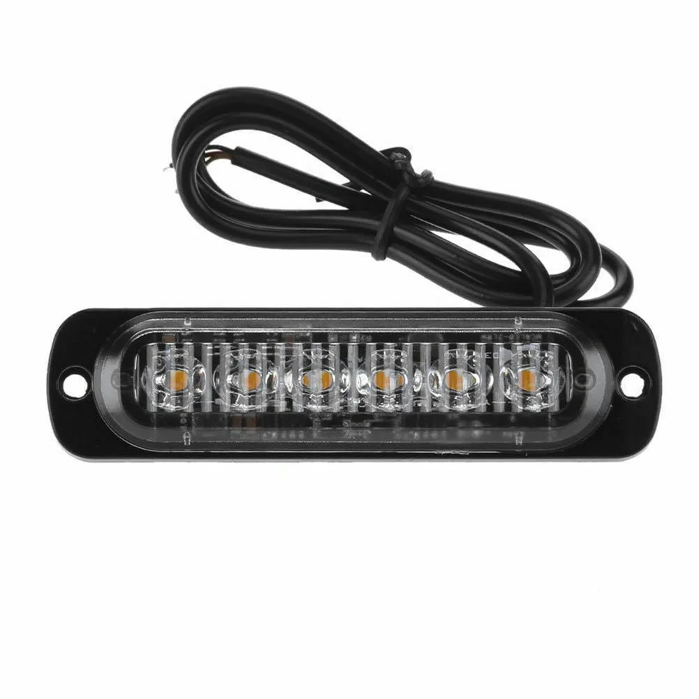 Hot Sale Auto Replacement Parts 10X Amber/White 6 LED Car Emergency Beacon Warning Hazard Flash Strobe Light Bar
Hot Sale Auto Replacement Parts 10X Amber/White 6 LED Car Emergency Beacon Warning Hazard Flash Strobe Light Bar
