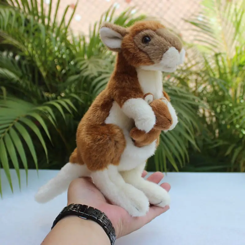 cute plush kangaroo toy high quality simulation kangaroo doll gift About 22cm
cute plush kangaroo toy high quality simulation kangaroo doll gift About 22cm