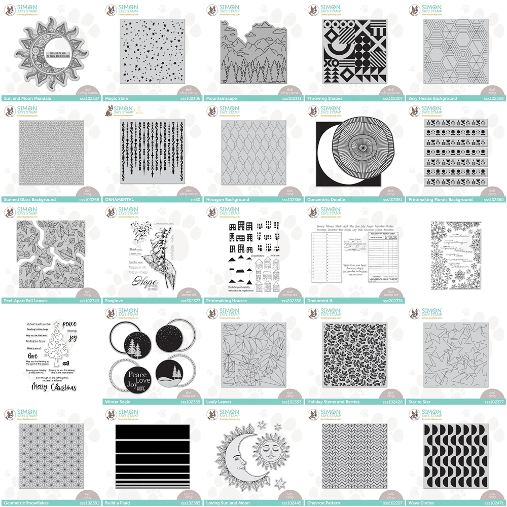 Christmas Sun Background Flower Ground Clear Stamps Set for Scrapbooking Paper Making Embossing Frames Card Craft no Dies
Christmas Sun Background Flower Ground Clear Stamps Set for Scrapbooking Paper Making Embossing Frames Card Craft no Dies