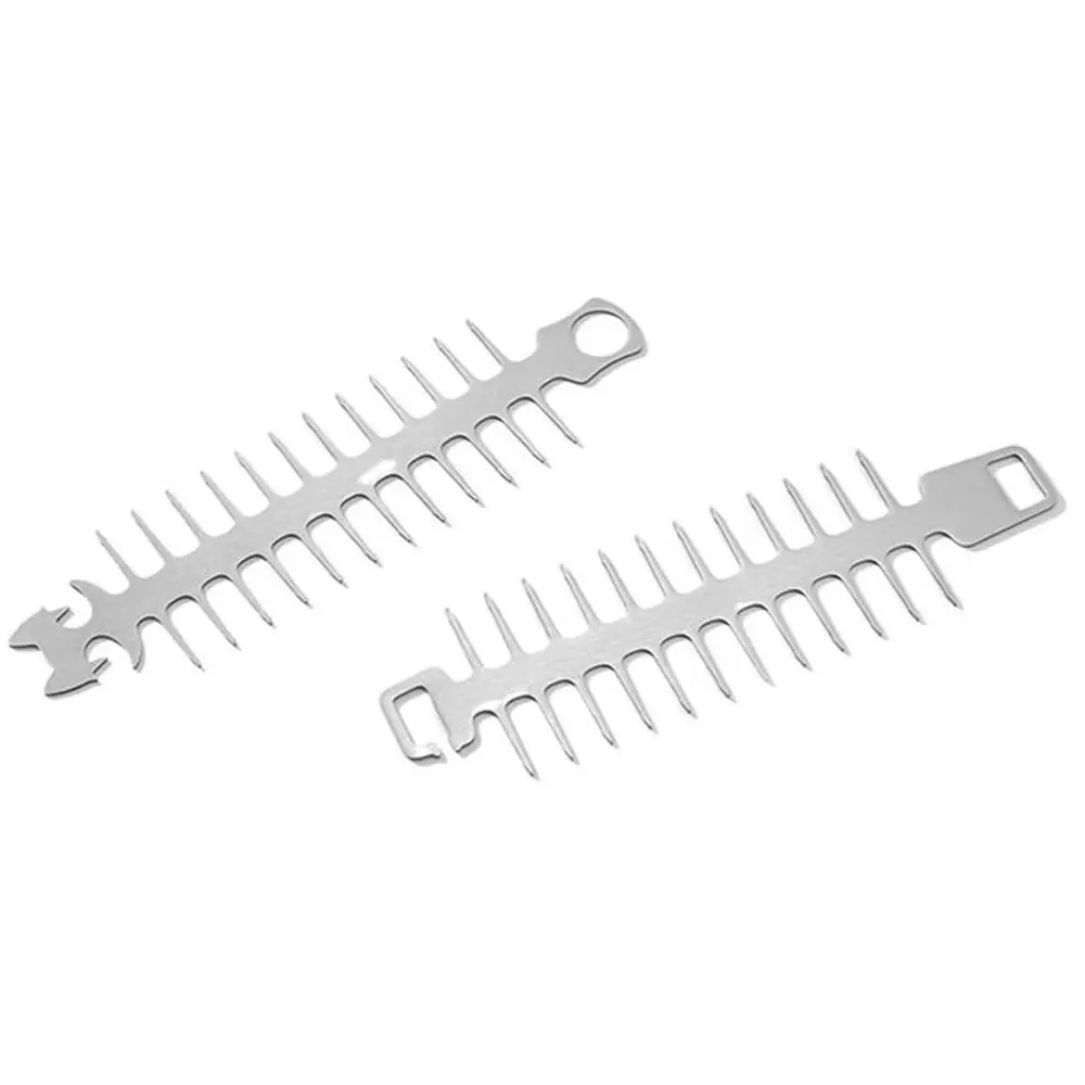 Stainless Steel Fishbone BBQ Grill Heat Resistant Rust Resistant Outdoor Camping Picnic Reusable BBQ Skewers
Stainless Steel Fishbone BBQ Grill Heat Resistant Rust Resistant Outdoor Camping Picnic Reusable BBQ Skewers