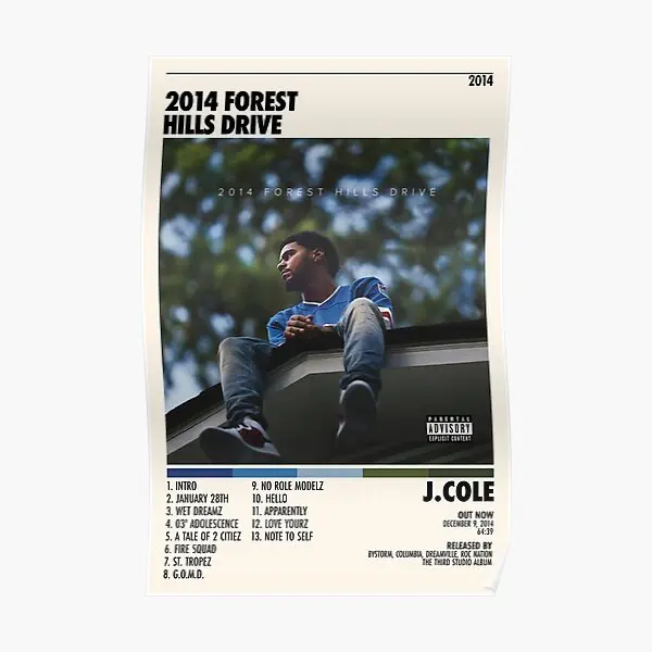 Альбом J Cole 2014 Forest Hills Drive C, постер, Декор, забавное украшение для дома, картина, Художественная печать, винтажный современный, без рамки
Альбом J Cole 2014 Forest Hills Drive C, постер, Декор, забавное украшение для дома, картина, Художественная печать, винтажный современный, без рамки