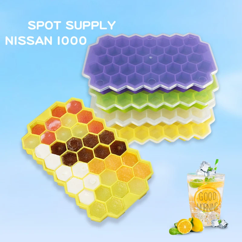 Ice Cube Maker Silicones Ice Mould Honeycomb Ice Cube Tray Silicone Mold Forms 37 Cube Food Grade Mold for Whiskey Cocktail
Ice Cube Maker Silicones Ice Mould Honeycomb Ice Cube Tray Silicone Mold Forms 37 Cube Food Grade Mold for Whiskey Cocktail
