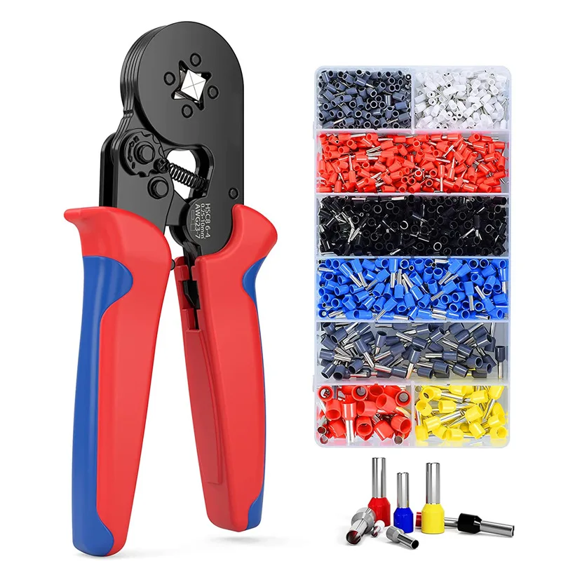 Wire Ferrule Crimping Tools Tube Terminal Crimping Pliers HSC8 6-4 0.25-10mm²/6-6 0.25-6mm² Electrician Fixtures Wire Tips
Wire Ferrule Crimping Tools Tube Terminal Crimping Pliers HSC8 6-4 0.25-10mm²/6-6 0.25-6mm² Electrician Fixtures Wire Tips