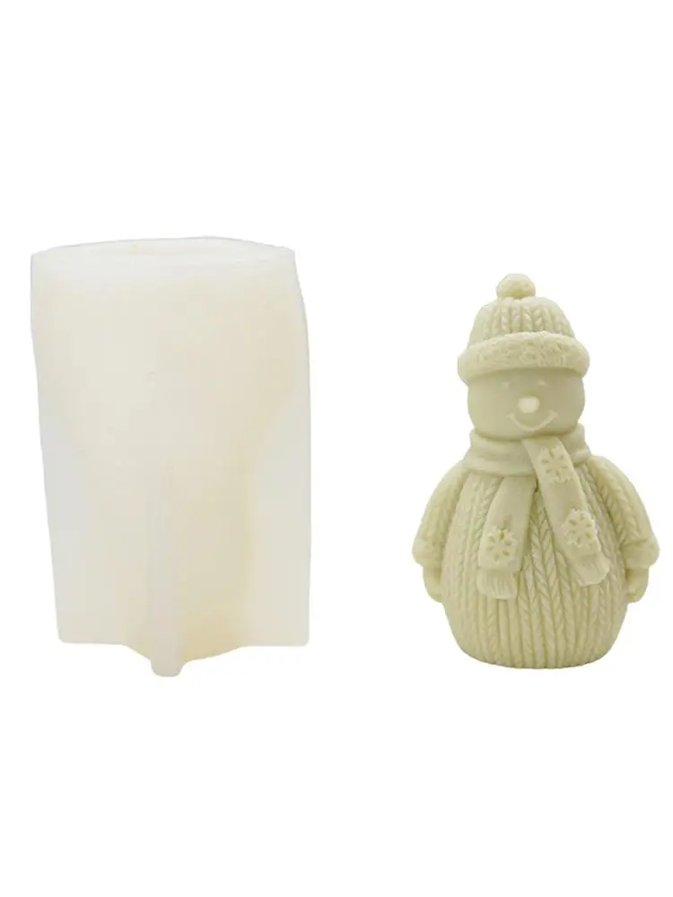 Snowman Candle Silicone Mould, Hand-made Scented Candle Mold Reusable Snowman Candle Molds with Wool
Snowman Candle Silicone Mould, Hand-made Scented Candle Mold Reusable Snowman Candle Molds with Wool