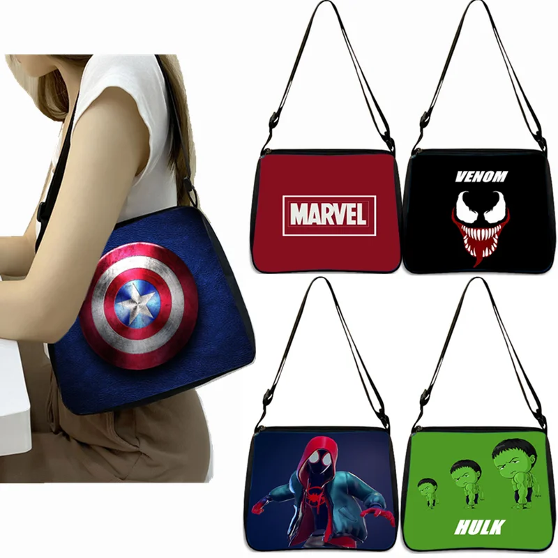 Disney Marvel Series Women's Handbags Super Hero Hulk Iron Man Anime Underarm Bag for Girls 20x24cm Fashion Shoulder Bags
Disney Marvel Series Women's Handbags Super Hero Hulk Iron Man Anime Underarm Bag for Girls 20x24cm Fashion Shoulder Bags