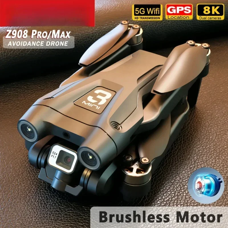 HJ Z908Pro Max Drone Brushless Motor Dual 4K Obstacle Avoidance Four-Axis ESC Professional WIFI FPV Folding Rc Quadcopter ToyToy
HJ Z908Pro Max Drone Brushless Motor Dual 4K Obstacle Avoidance Four-Axis ESC Professional WIFI FPV Folding Rc Quadcopter ToyToy