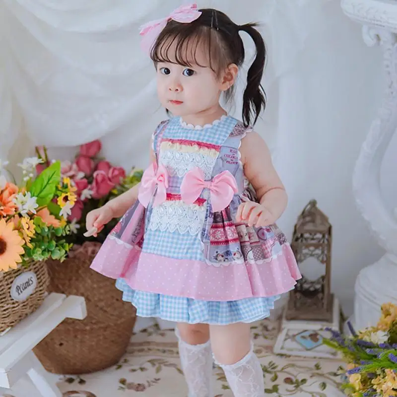 Spanish Girls Dresses Children Lolita Plaid Ball Gown for Little Girl Birthday Eid Dress MZL043
Spanish Girls Dresses Children Lolita Plaid Ball Gown for Little Girl Birthday Eid Dress MZL043
