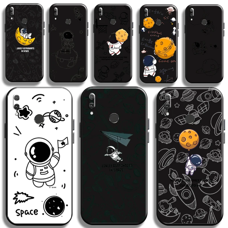 Cartoon Cute Astronaut For Huawei Y9 Prime Y9 2019 Y9A Phone Case Black Carcasa Cover Coque Shell Liquid Silicon Cases
Cartoon Cute Astronaut For Huawei Y9 Prime Y9 2019 Y9A Phone Case Black Carcasa Cover Coque Shell Liquid Silicon Cases
