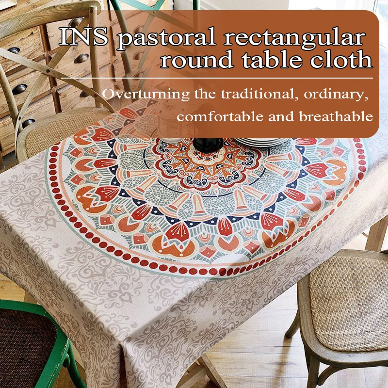 Pastoral Style Waterproof Table Cloth Rectangular Round Anti-scald Table Mat Table Protection Coat for Dining Room
Pastoral Style Waterproof Table Cloth Rectangular Round Anti-scald Table Mat Table Protection Coat for Dining Room