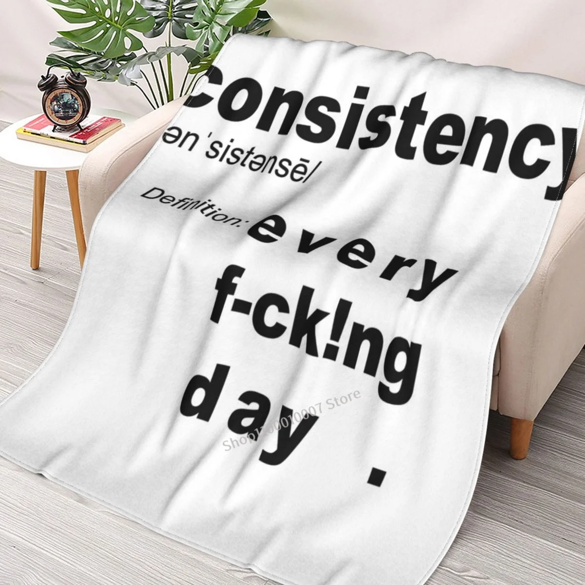 Consistency Definition Every Day - Motivation Throw Blanket 3D printed sofa bedroom decorative blanket children adult Christmas
Consistency Definition Every Day - Motivation Throw Blanket 3D printed sofa bedroom decorative blanket children adult Christmas