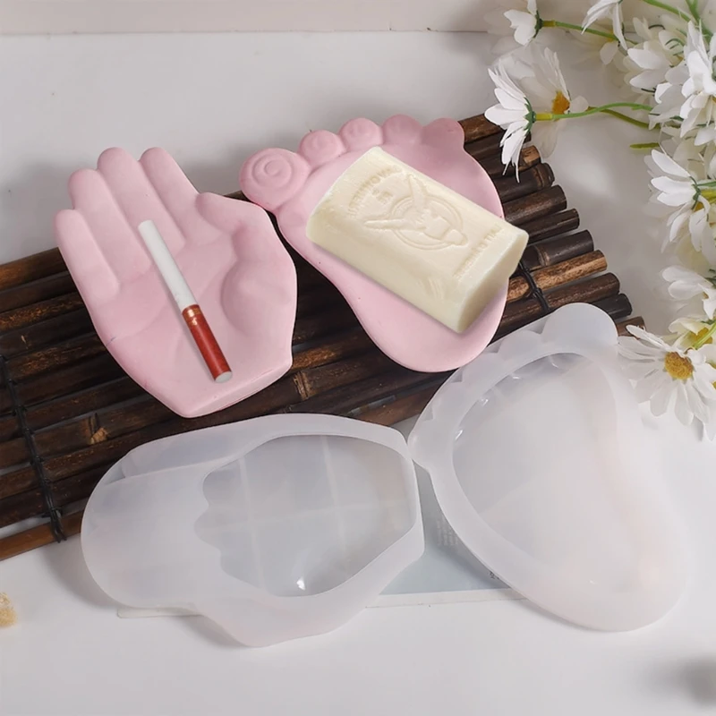Crystal Foot/Hand Shape Tray Silicone Mold Home Decoration Jewelry Tray Mold
Crystal Foot/Hand Shape Tray Silicone Mold Home Decoration Jewelry Tray Mold