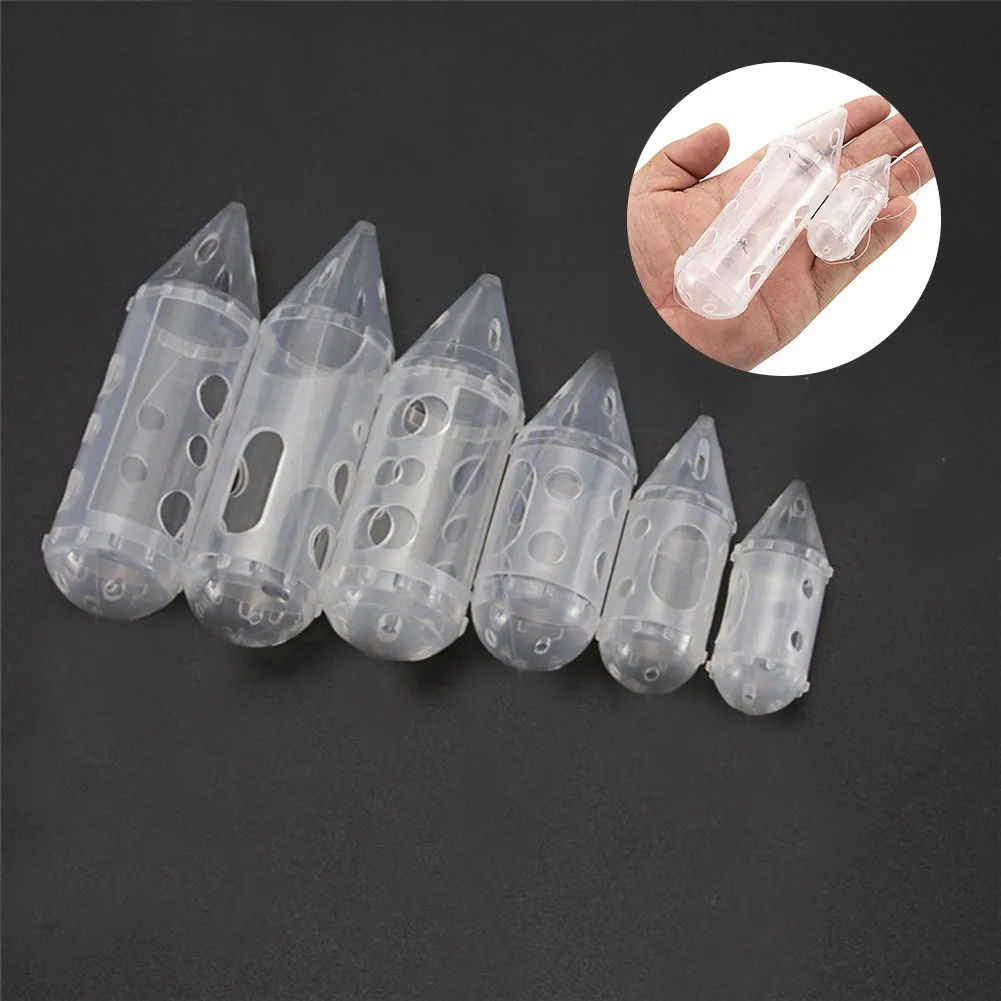 Fishing Feeder Clear Cap Swim Feeders For Maggot Carp/Casters/Pellets Hemp Chopped Worms Fishing Tackle Pesca Iscas Tools
Fishing Feeder Clear Cap Swim Feeders For Maggot Carp/Casters/Pellets Hemp Chopped Worms Fishing Tackle Pesca Iscas Tools