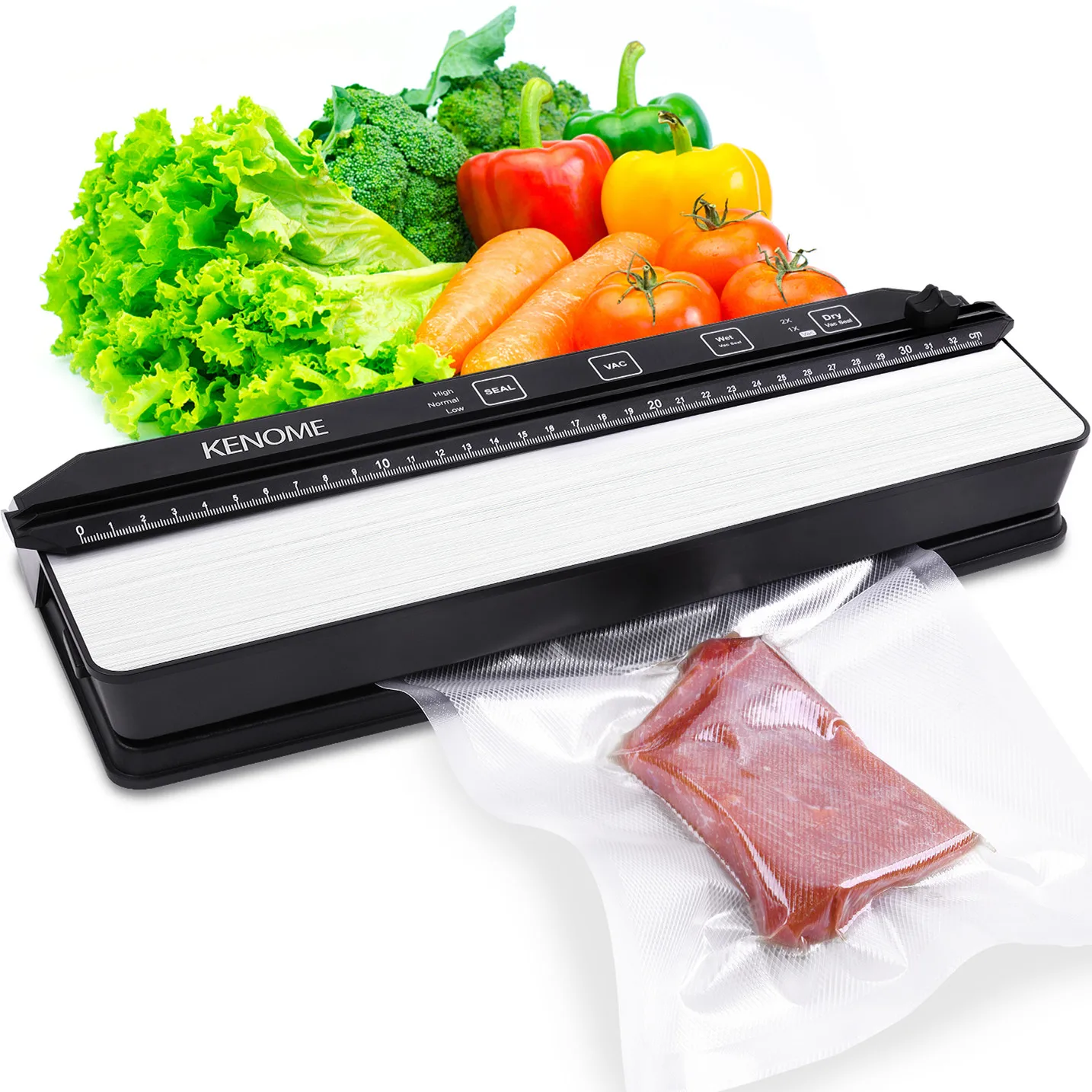 Vacuum Sealer Machine with Starter Kit, Built in AP-13 Double Pump Automatic Vacuum Air Sealing System & Cutter, Easy to Clean,
Vacuum Sealer Machine with Starter Kit, Built in AP-13 Double Pump Automatic Vacuum Air Sealing System & Cutter, Easy to Clean,