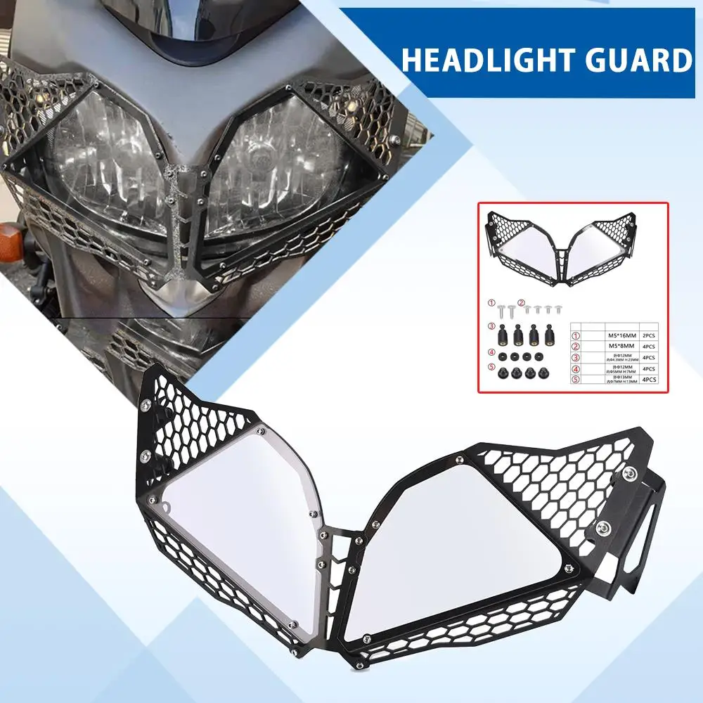 VSTROM XT Motorcycle Accessories Headlight Guard Head Lamp Grille Protector For Suzuki V-Strom VSTROMXT 2012 2013 2014 2015 2016
VSTROM XT Motorcycle Accessories Headlight Guard Head Lamp Grille Protector For Suzuki V-Strom VSTROMXT 2012 2013 2014 2015 2016