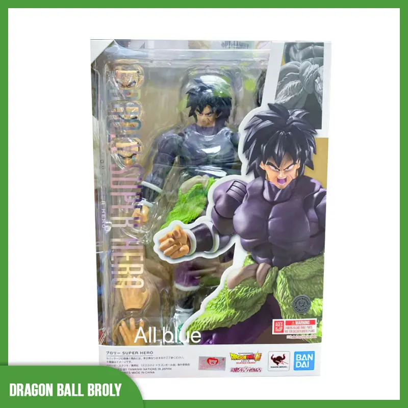 Original Bandai Dragon Ball Broly S.H.Figuarts Anime Action Figure Super Hero Super Saiya Model Figurals Brinquedos Toys Gift
Original Bandai Dragon Ball Broly S.H.Figuarts Anime Action Figure Super Hero Super Saiya Model Figurals Brinquedos Toys Gift