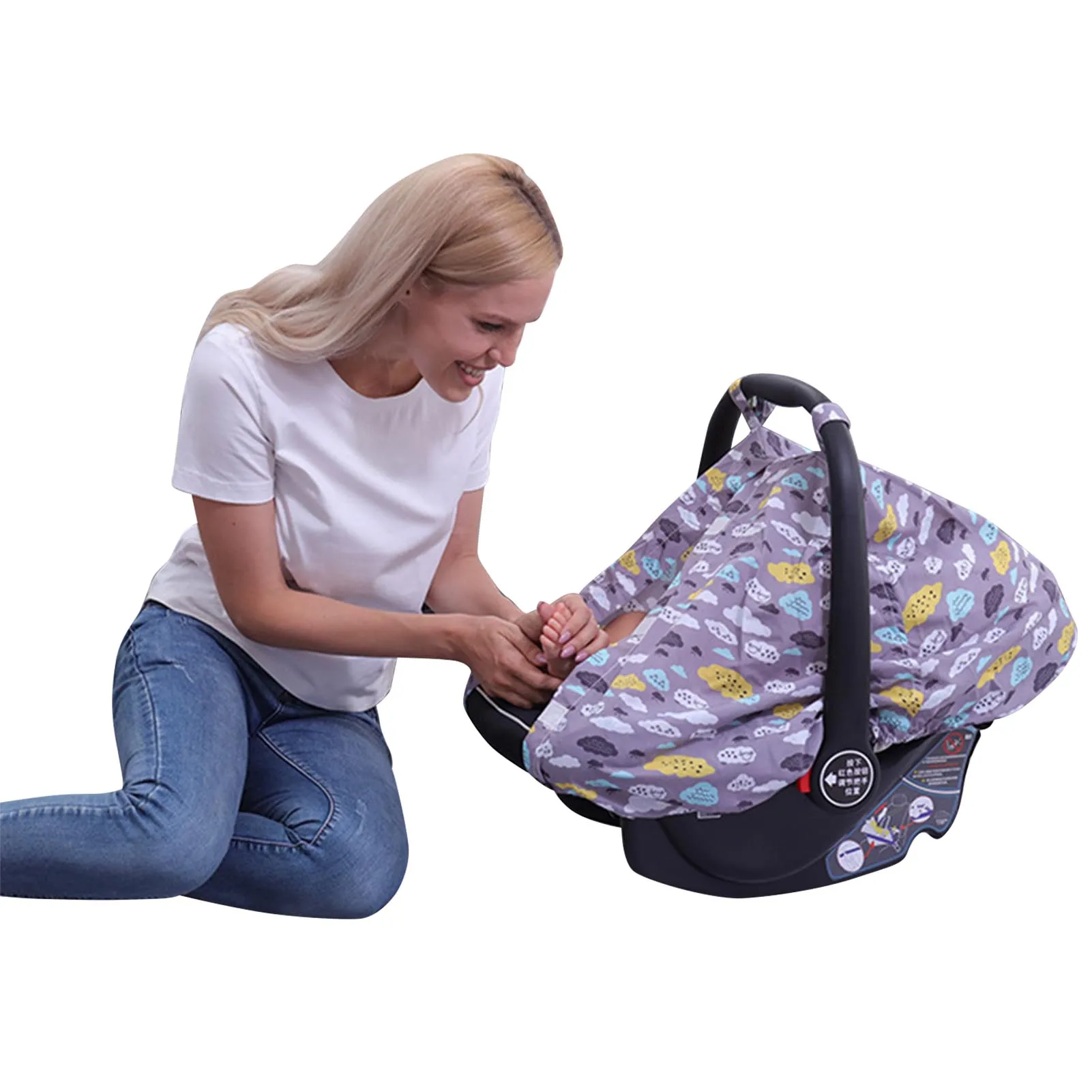 

Baby Carrier Covers Stretchy Carseat Canopy Windproof Nursing Cover Sun Shade Shopping Cart Covers Baby Carrier Cover For Infant