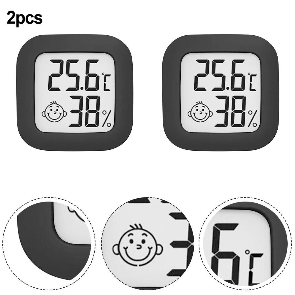 2pcs Humidity Thermometer Mini LCD Digital Thermo-hygrometer For Room Indoor Outdoor Portable Temperature Sensor
2pcs Humidity Thermometer Mini LCD Digital Thermo-hygrometer For Room Indoor Outdoor Portable Temperature Sensor