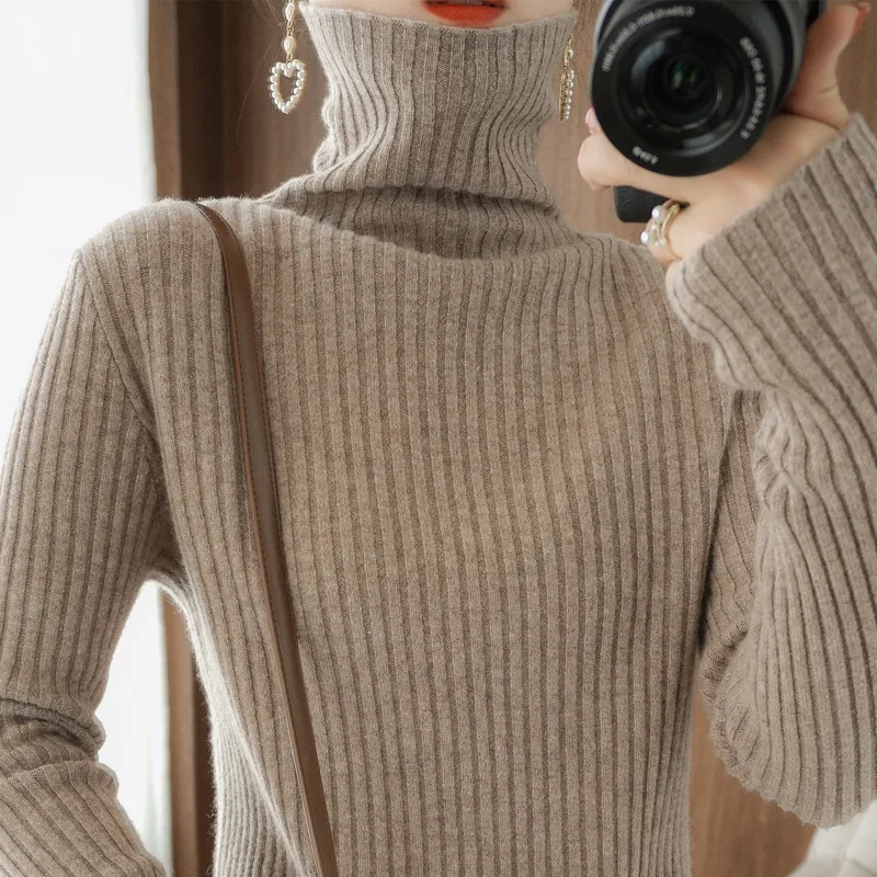 2022 Women Turtleneck Sweaters Autumn Winter Slim Pullover Women Basic Tops Casual Soft Knitted Sweater Long Sleeve Warm Jumper
2022 Women Turtleneck Sweaters Autumn Winter Slim Pullover Women Basic Tops Casual Soft Knitted Sweater Long Sleeve Warm Jumper