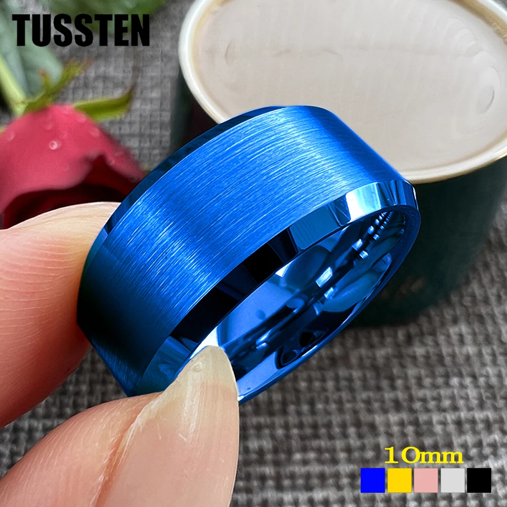 Dropshipping TUSSTEN 10MM Big Men Ring Tungsten Wedding Band Stepped Beveled Great Workmanship Fathers' Day Gift Jewelry
Dropshipping TUSSTEN 10MM Big Men Ring Tungsten Wedding Band Stepped Beveled Great Workmanship Fathers' Day Gift Jewelry