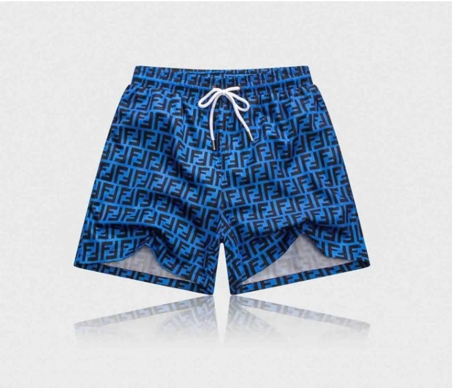 

2022 Letter Beach Pants Men's Loose Cropped Shorts Small Pineapple Mesh Lined Beach Pants Men Men Swimsuits Swim Shorts