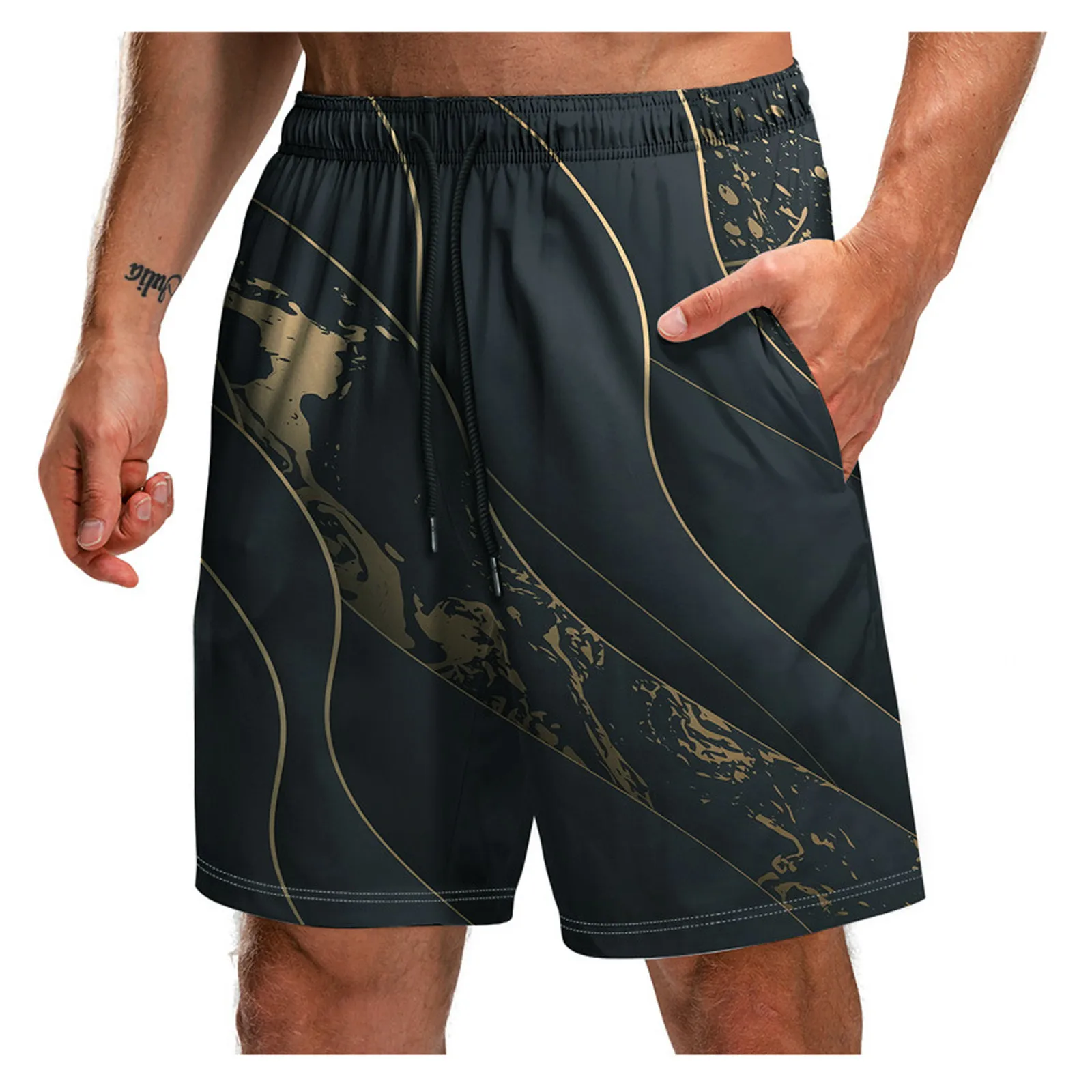 Men's fashion Beach Shorts summer Quick Dry Printed Shorts Elastic Waist With Pockets fitness gym clothing
Men's fashion Beach Shorts summer Quick Dry Printed Shorts Elastic Waist With Pockets fitness gym clothing