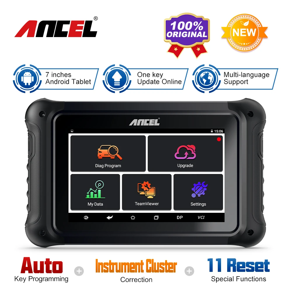ANCEL DP500 Professional Key Programming Cluster Calibration Key Programmer IMMO EEPROM-CHIP Read OBD2 Code Reader
ANCEL DP500 Professional Key Programming Cluster Calibration Key Programmer IMMO EEPROM-CHIP Read OBD2 Code Reader