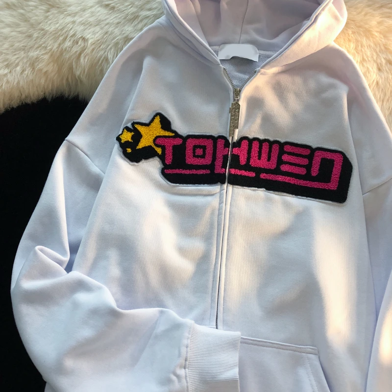 2022 autumn and winter new American retro street Y2K men and women cardigan loose and versatile design sense couples jacket
2022 autumn and winter new American retro street Y2K men and women cardigan loose and versatile design sense couples jacket