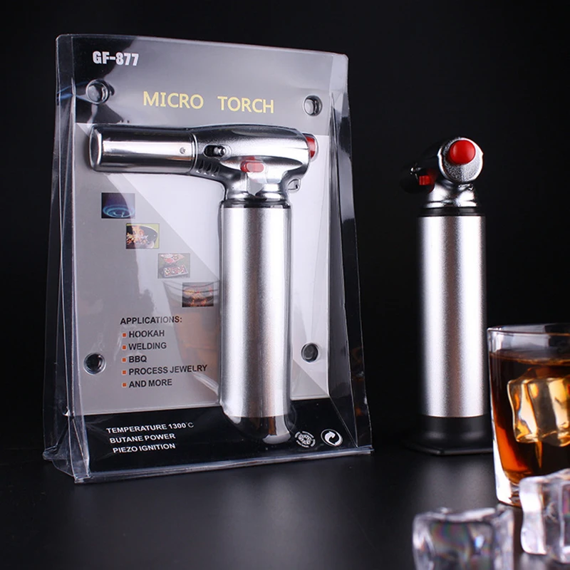 New Turbo Spray Gun Cigar Cigarette Lighter Torch Gas Windproof Outdoor Camping Lighter Suitable For Kitchen Baking Welding
New Turbo Spray Gun Cigar Cigarette Lighter Torch Gas Windproof Outdoor Camping Lighter Suitable For Kitchen Baking Welding