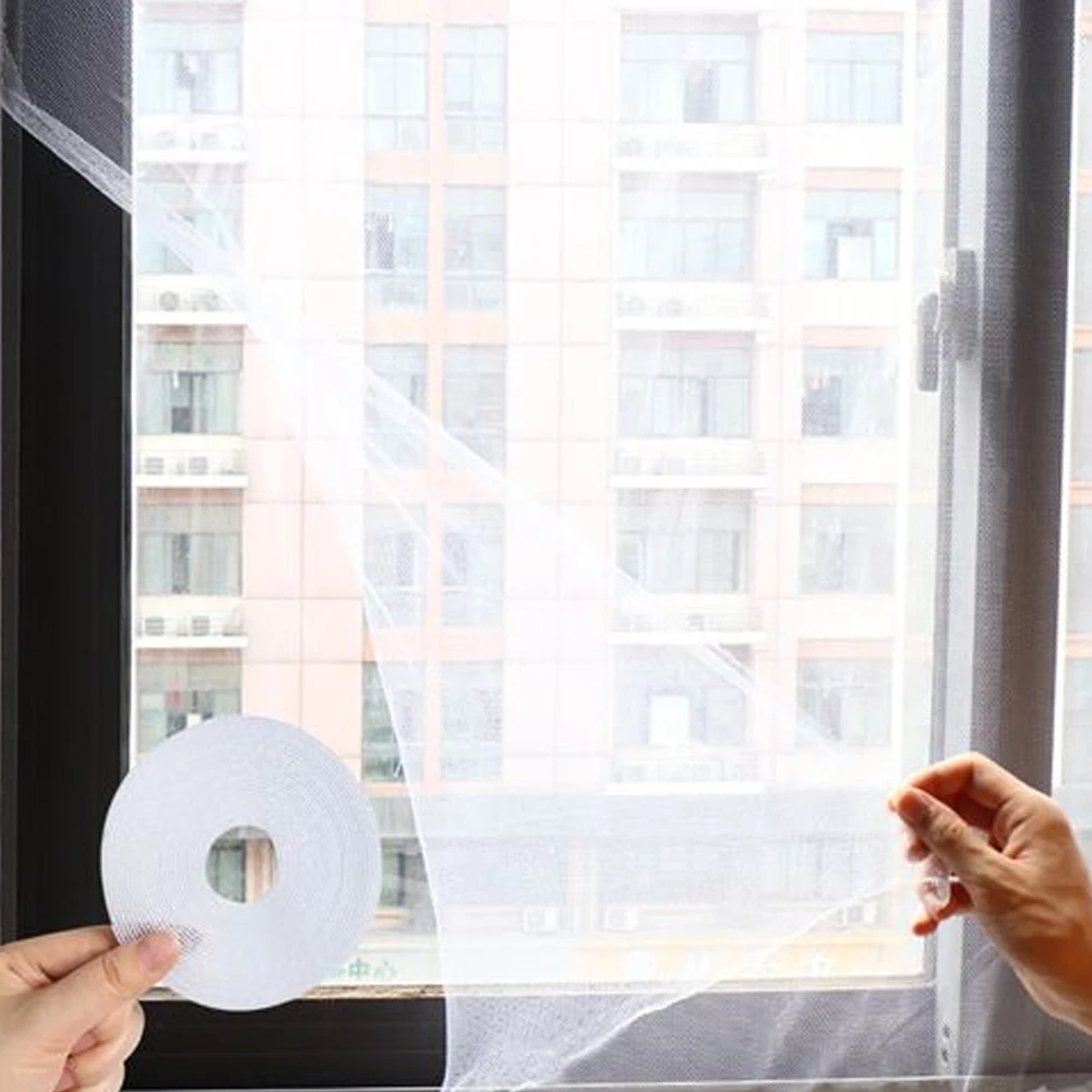 Fly Mosquito Window Net Insect Mesh Window Screen Net Indoor Mesh Bug Mosquito Net Easy To Fit with Tape Home Textile
Fly Mosquito Window Net Insect Mesh Window Screen Net Indoor Mesh Bug Mosquito Net Easy To Fit with Tape Home Textile