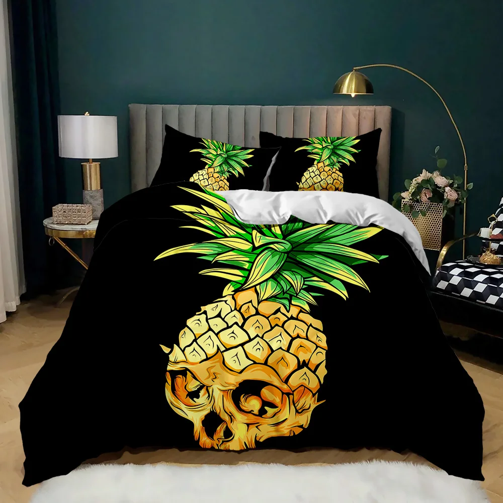 Nordic Style 3D Pineapple Print Duvet Cover Abstract Fruit Bedding Set Comforter Covers And Pillowcase Queen King Size 2/3pcs
Nordic Style 3D Pineapple Print Duvet Cover Abstract Fruit Bedding Set Comforter Covers And Pillowcase Queen King Size 2/3pcs