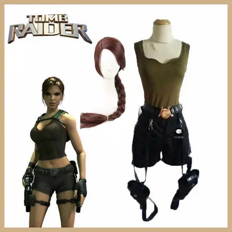 Kostum Cosplay Grave Raider Lara Croft dengan Tas Kostum Cosplay Halloween Kustom Berbagai Ukuran
Kostum Cosplay Grave Raider Lara Croft dengan Tas Kostum Cosplay Halloween Kustom Berbagai Ukuran