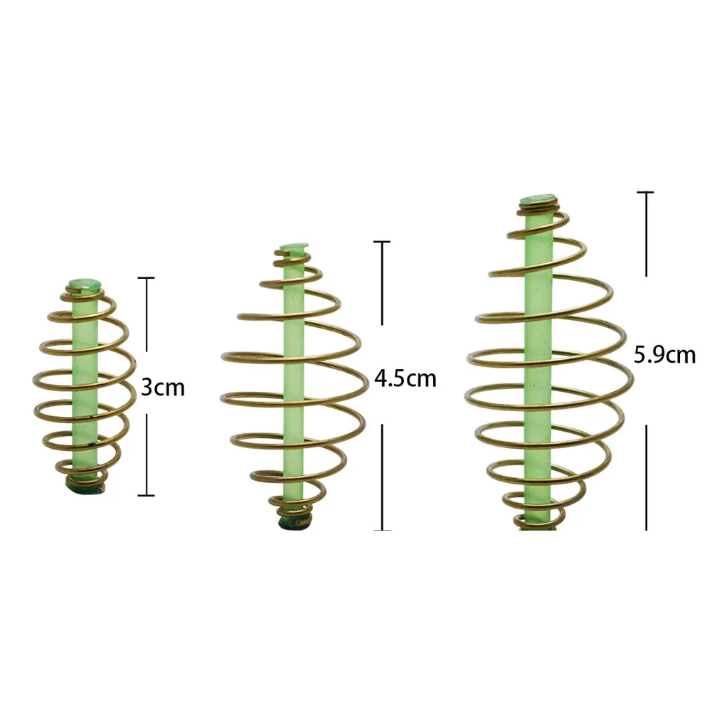 10pc Bait Feeder Spring For Carp Fishing Fresh & Saltwater Rig Bait Feeder Cages Fishing Feeders Method Leader Fishing Feeders
10pc Bait Feeder Spring For Carp Fishing Fresh & Saltwater Rig Bait Feeder Cages Fishing Feeders Method Leader Fishing Feeders